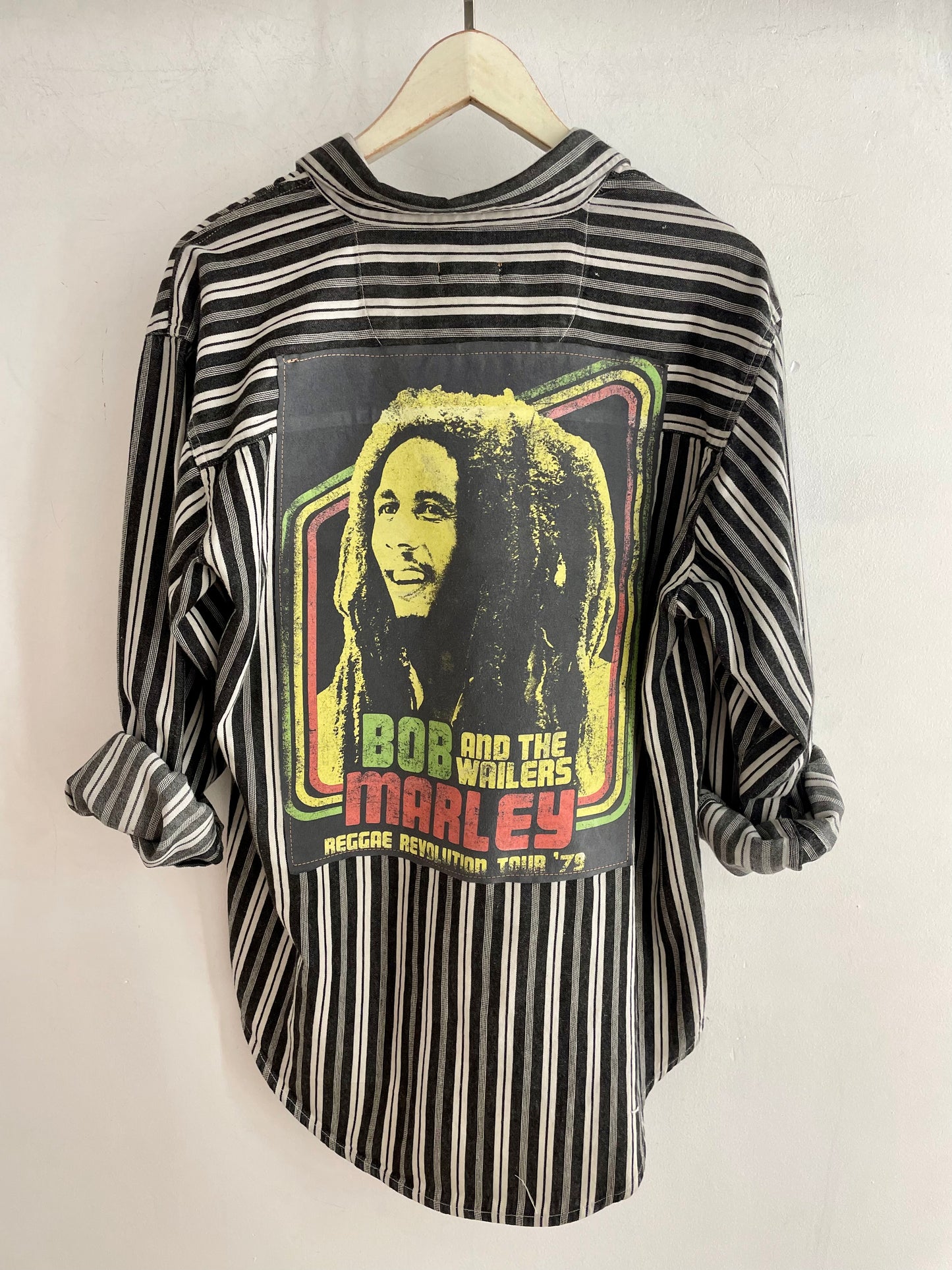 LS Upcycled Vintage Bob Marley Tour '79 Top