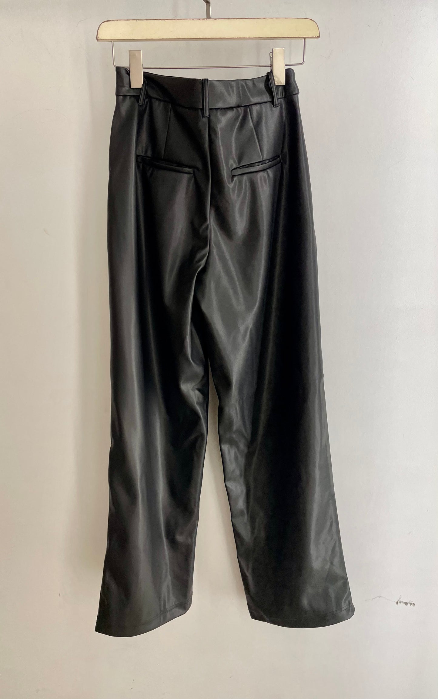 RDI Brynn Vegan Leather Pleated Trouser