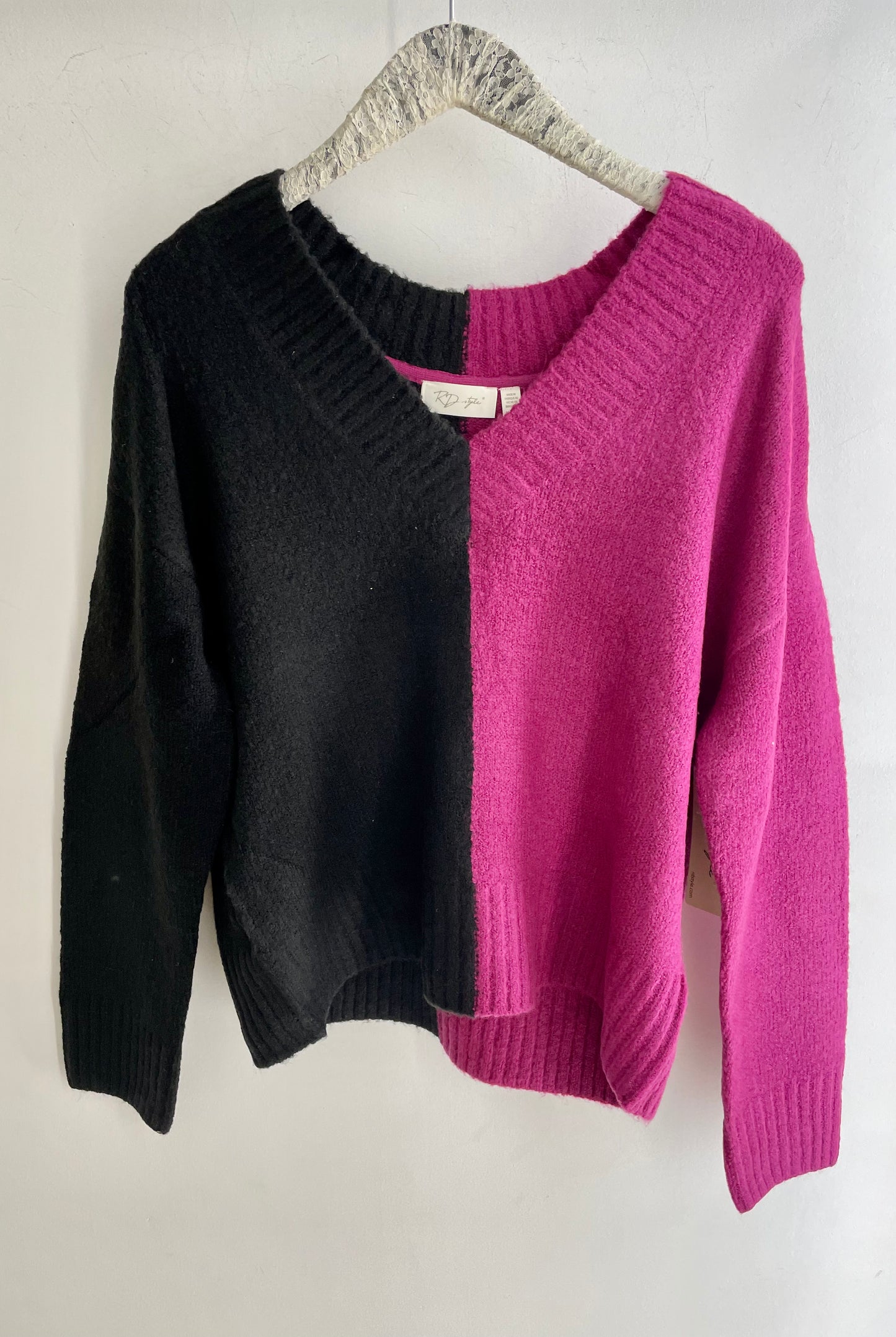 RDI Roxy Mossy V-Neck Sweater