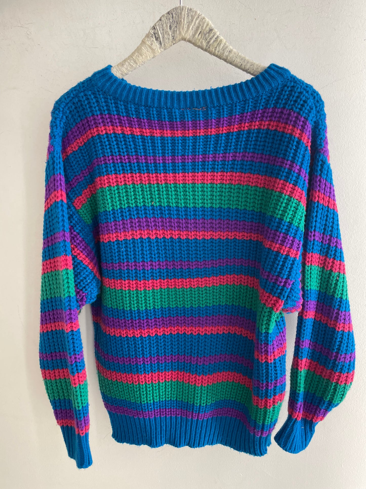 LS Upcycled Vintage Heart NY Sweater
