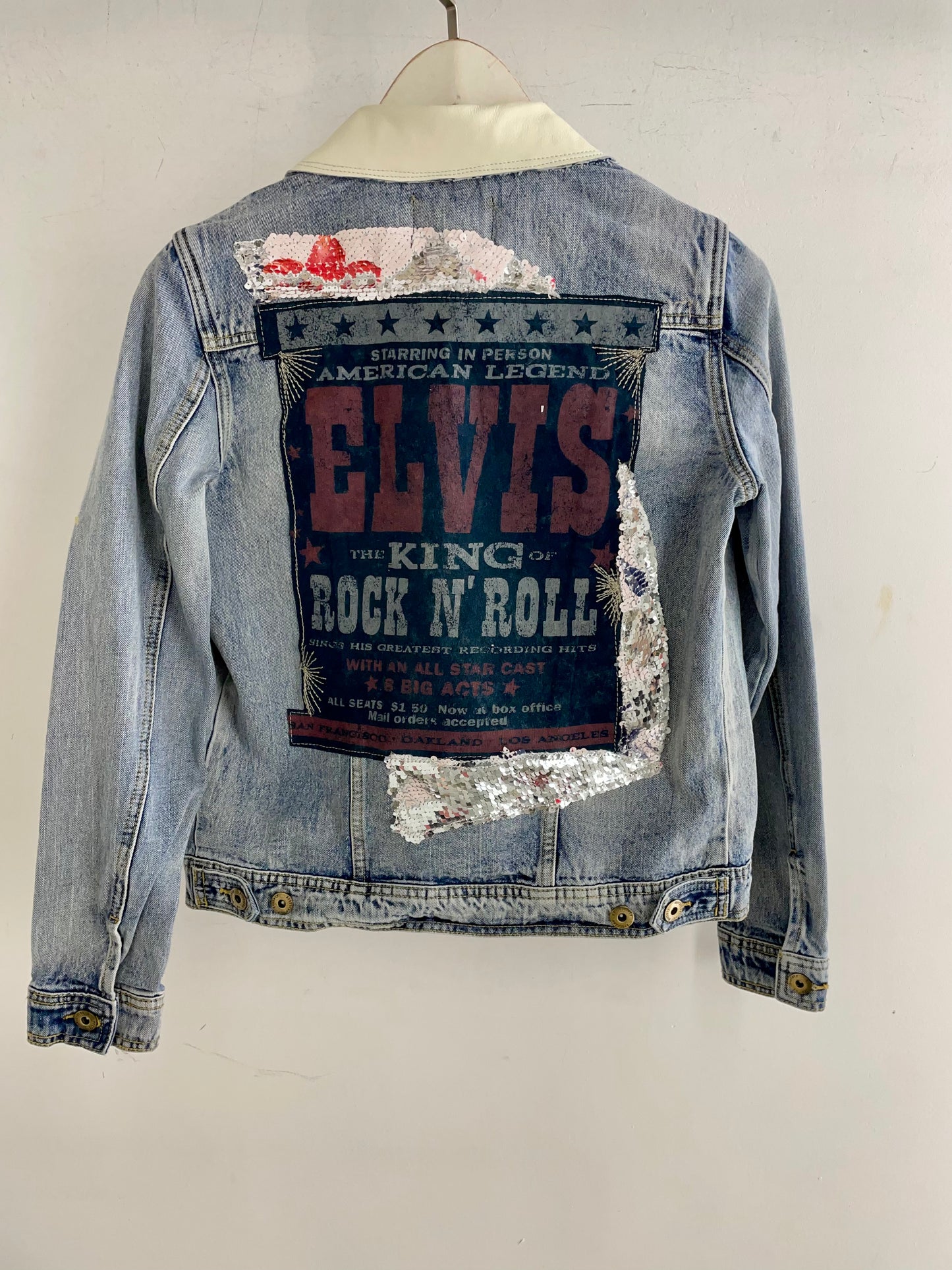 LS Upcycled Elvis Denim Jacket