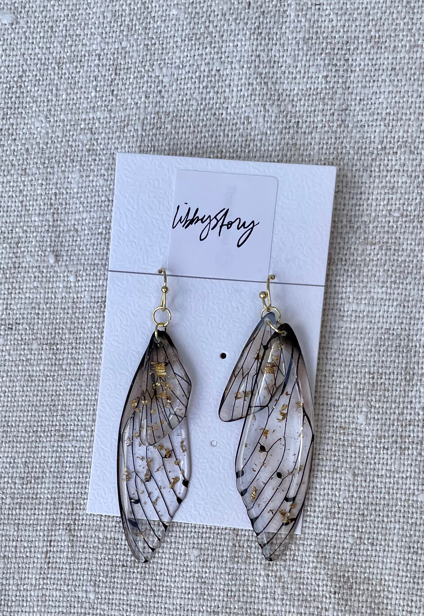 Fly Gradient Cicada Butterfly Wings Earring