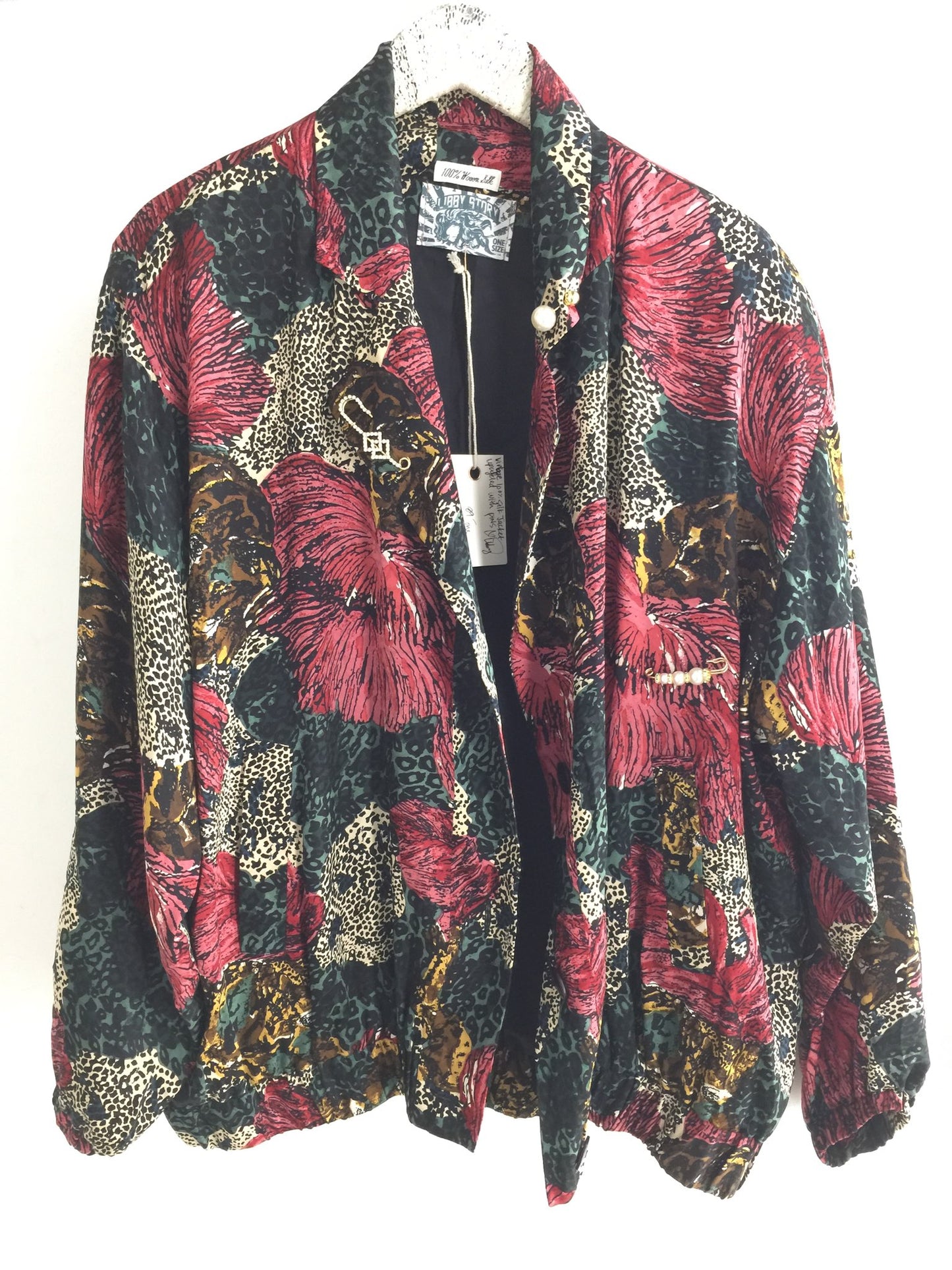 LS Upcycled Vintage Silk Jacket