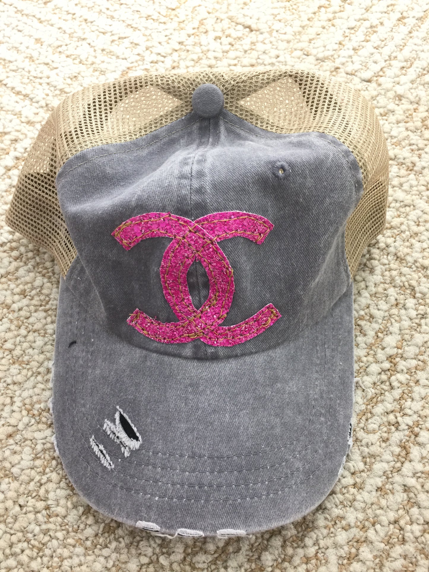 LS CC Pink Glitter Hat
