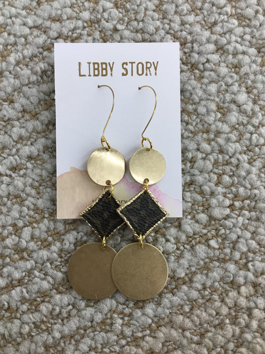Libby Story Upcycled Designer Laya Earring