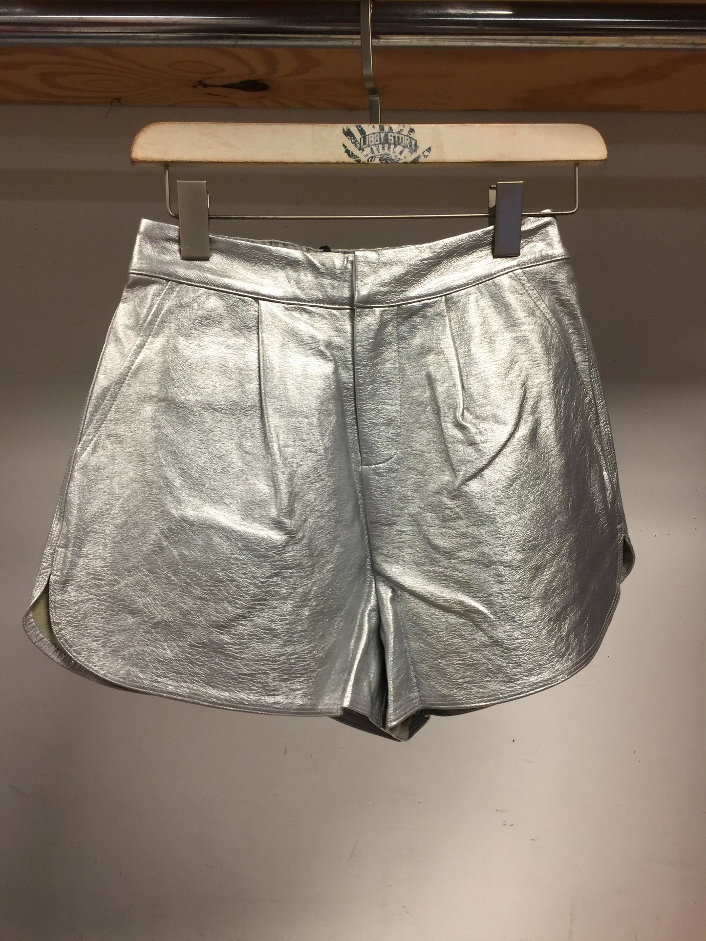 Janice Shiny PU Short