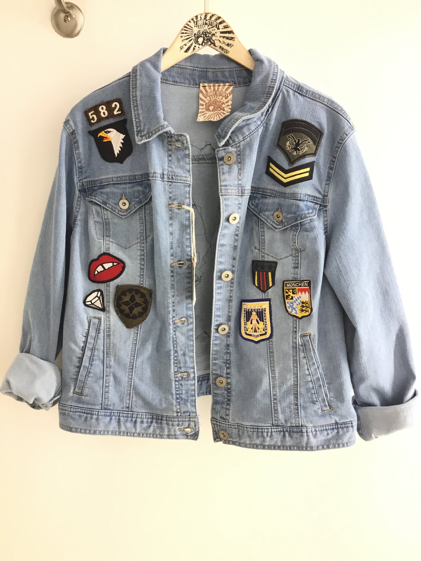 Libby Story Upcycled Designer GG Jacket