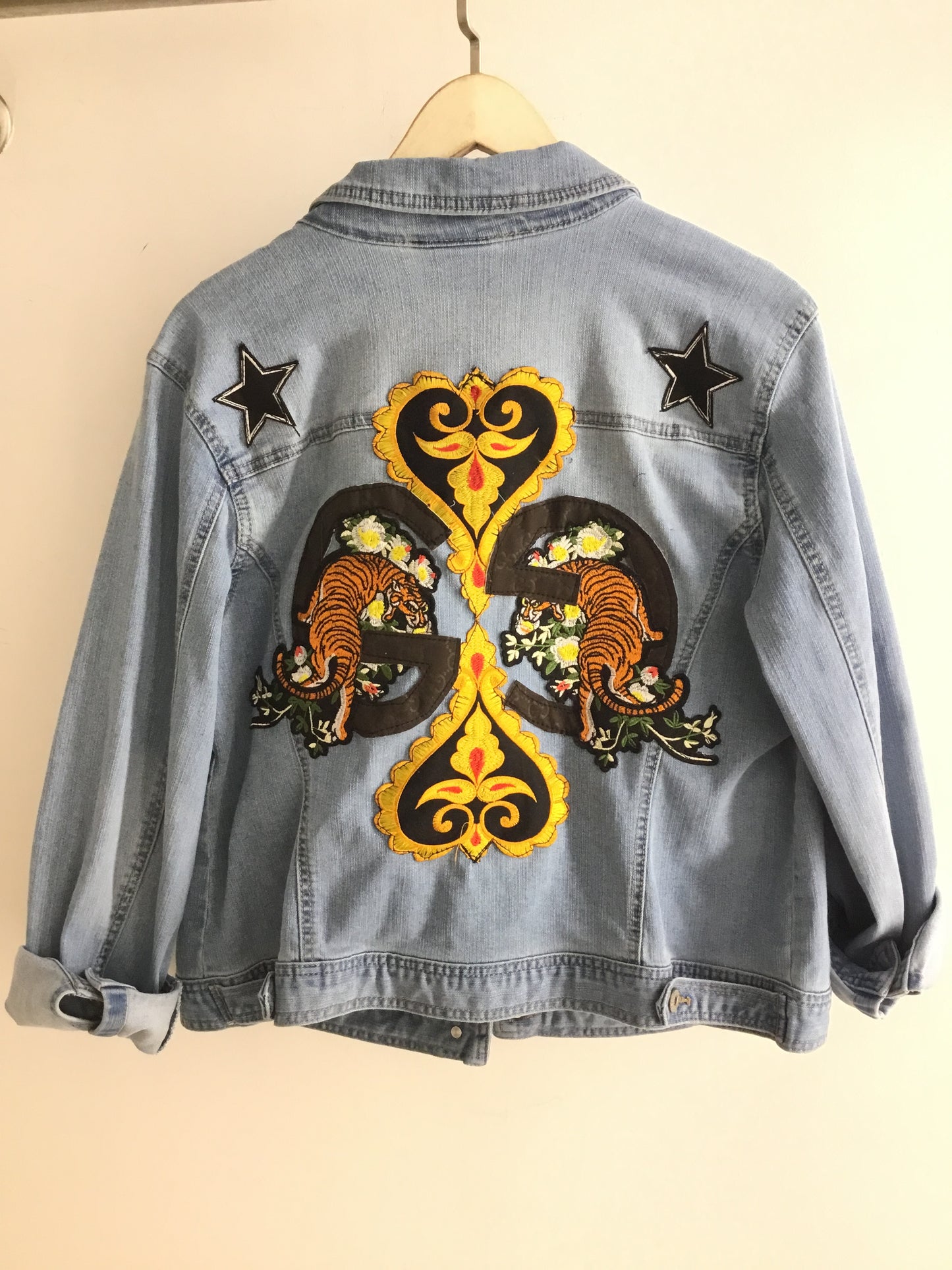 Libby Story Upcycled Designer GG Jacket