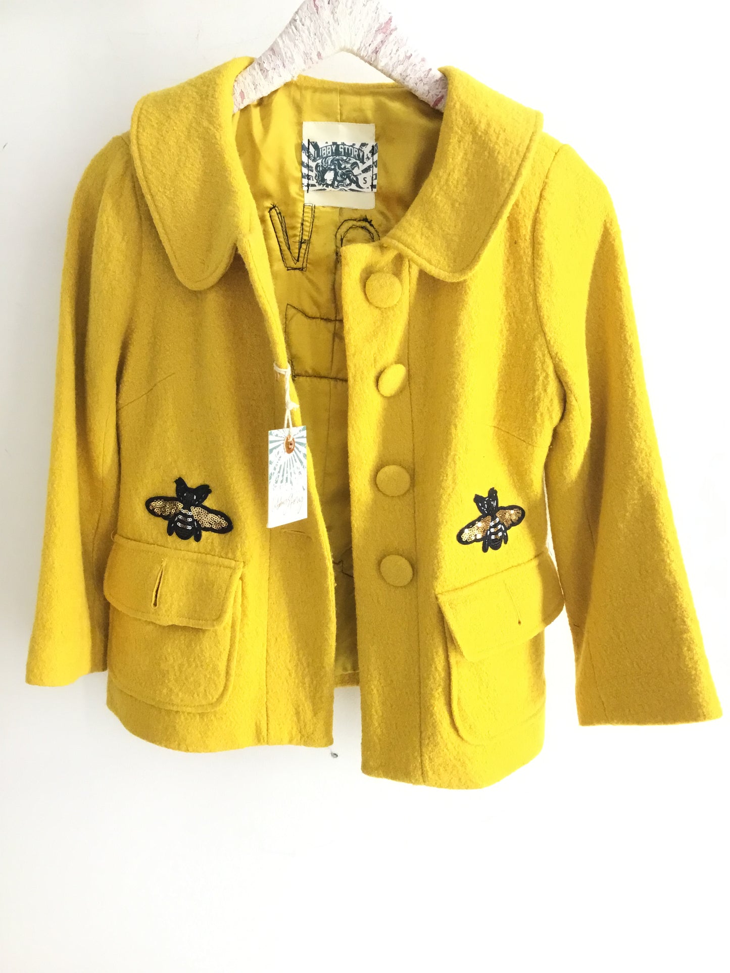 Libby Story Upcycled Love Kitten Jacket