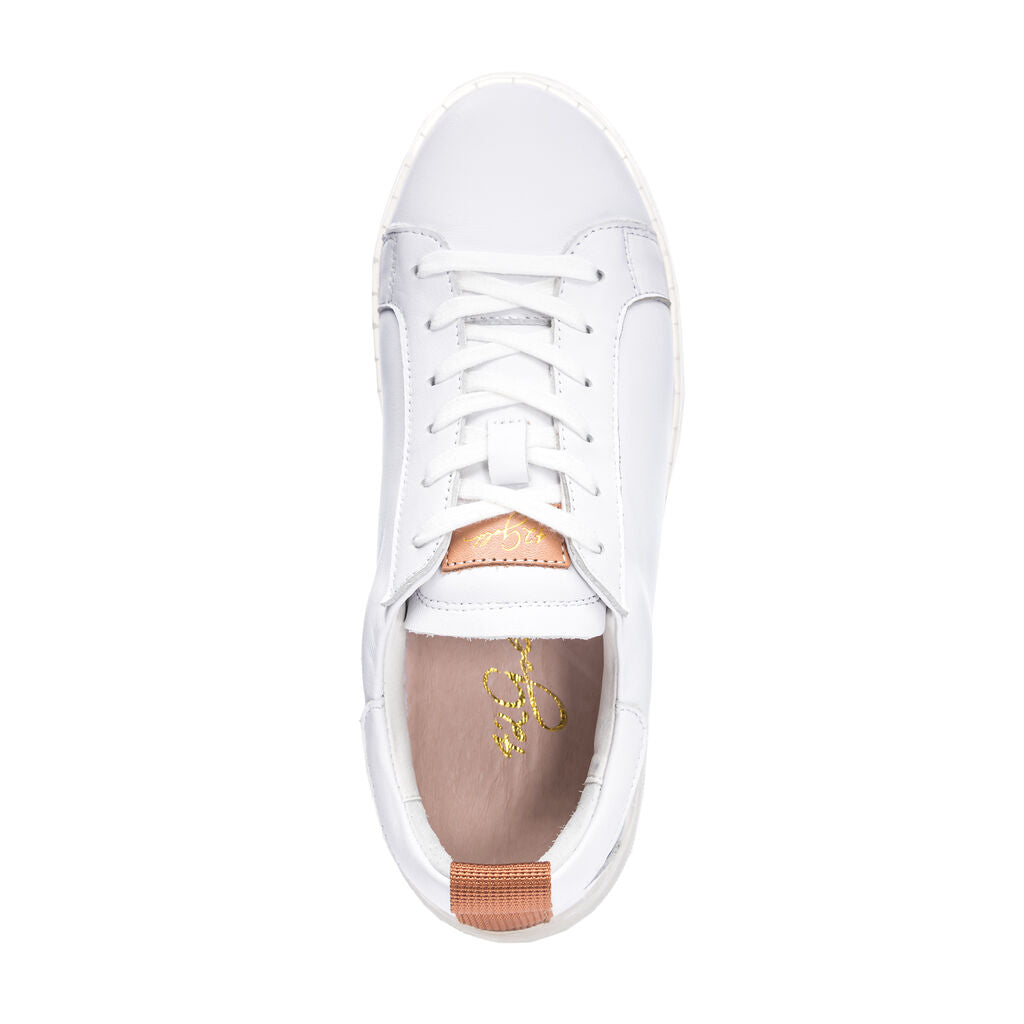 42 Gold Glee Nappa Leather Sneaker – Libby Story