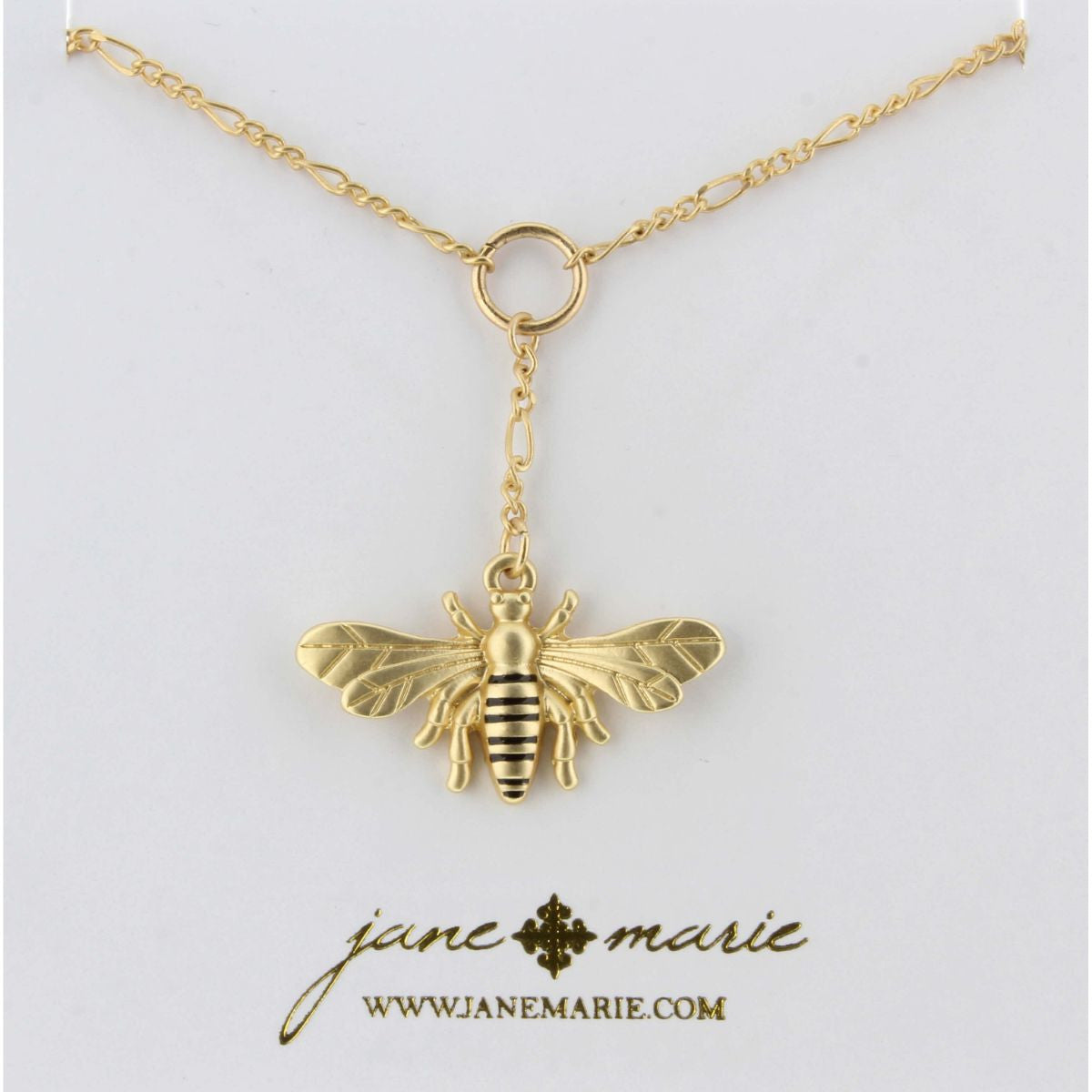 Jane Marie Bee Lariat Necklace