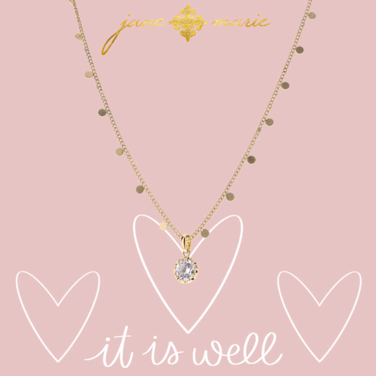 Jane Marie It Is Well Necklace
