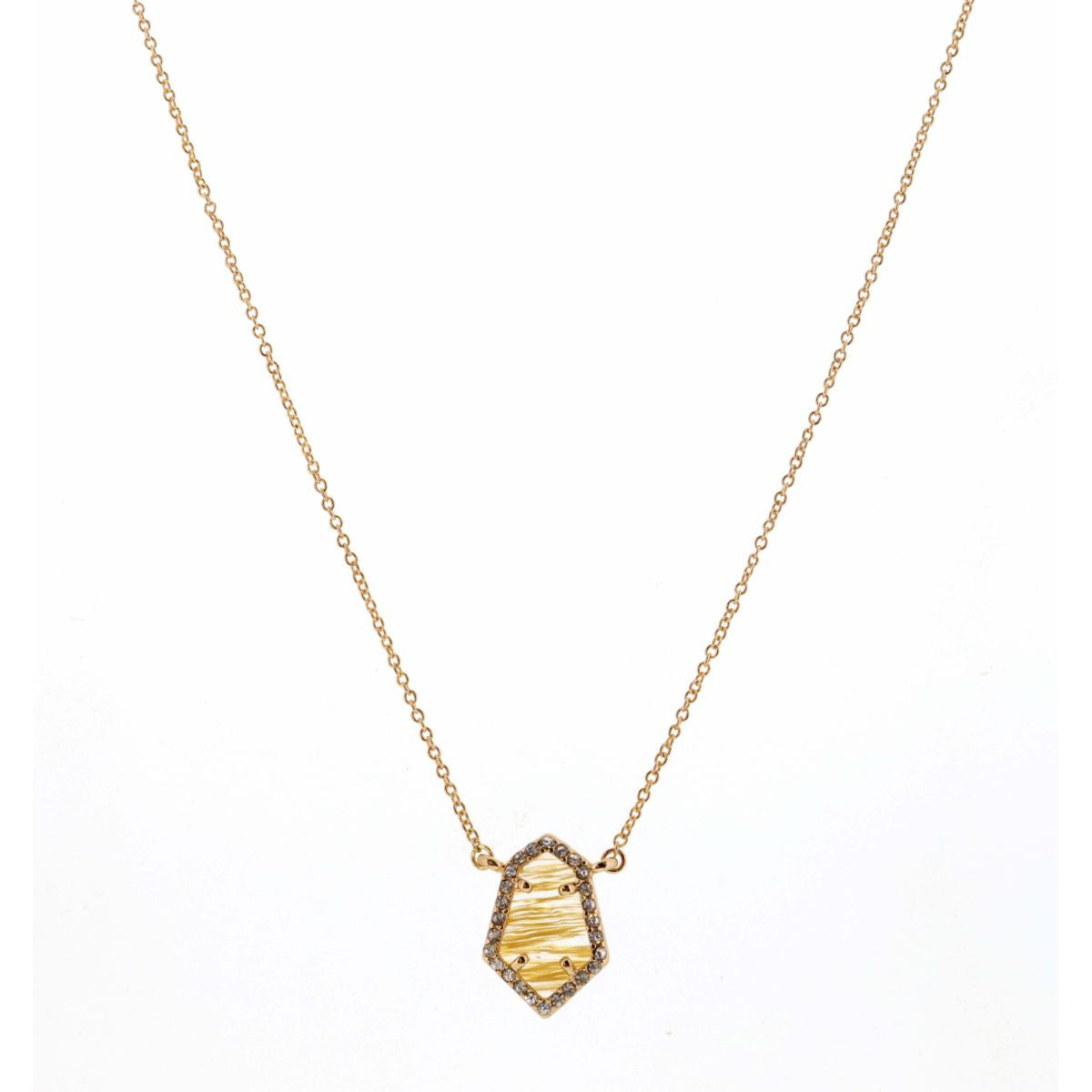 Jane Marie Dionne Natural Shield Necklace
