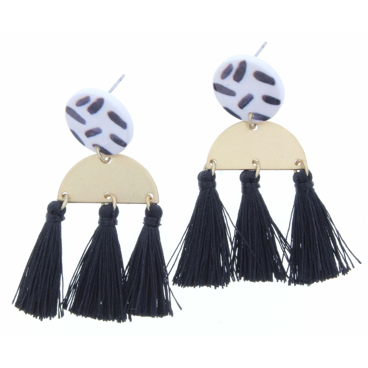 Jane Marie Tassel Trio Earring