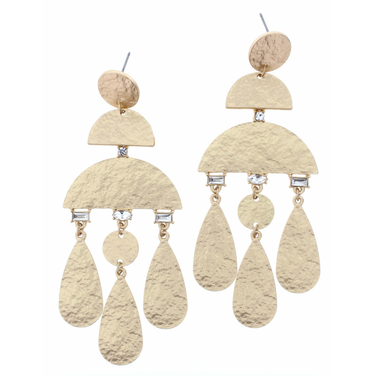 Jane Marie Textured Shapes Earring