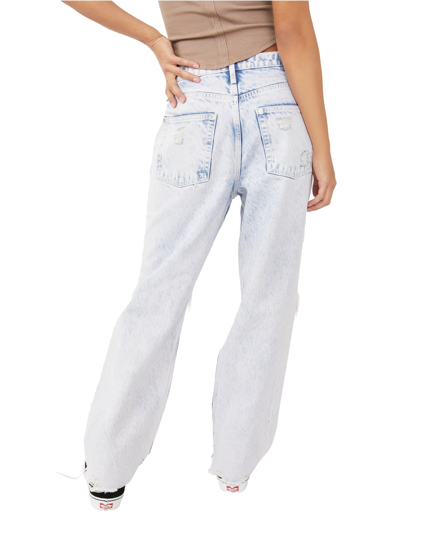 Free People Tapered Baggy Boyfriend Jean