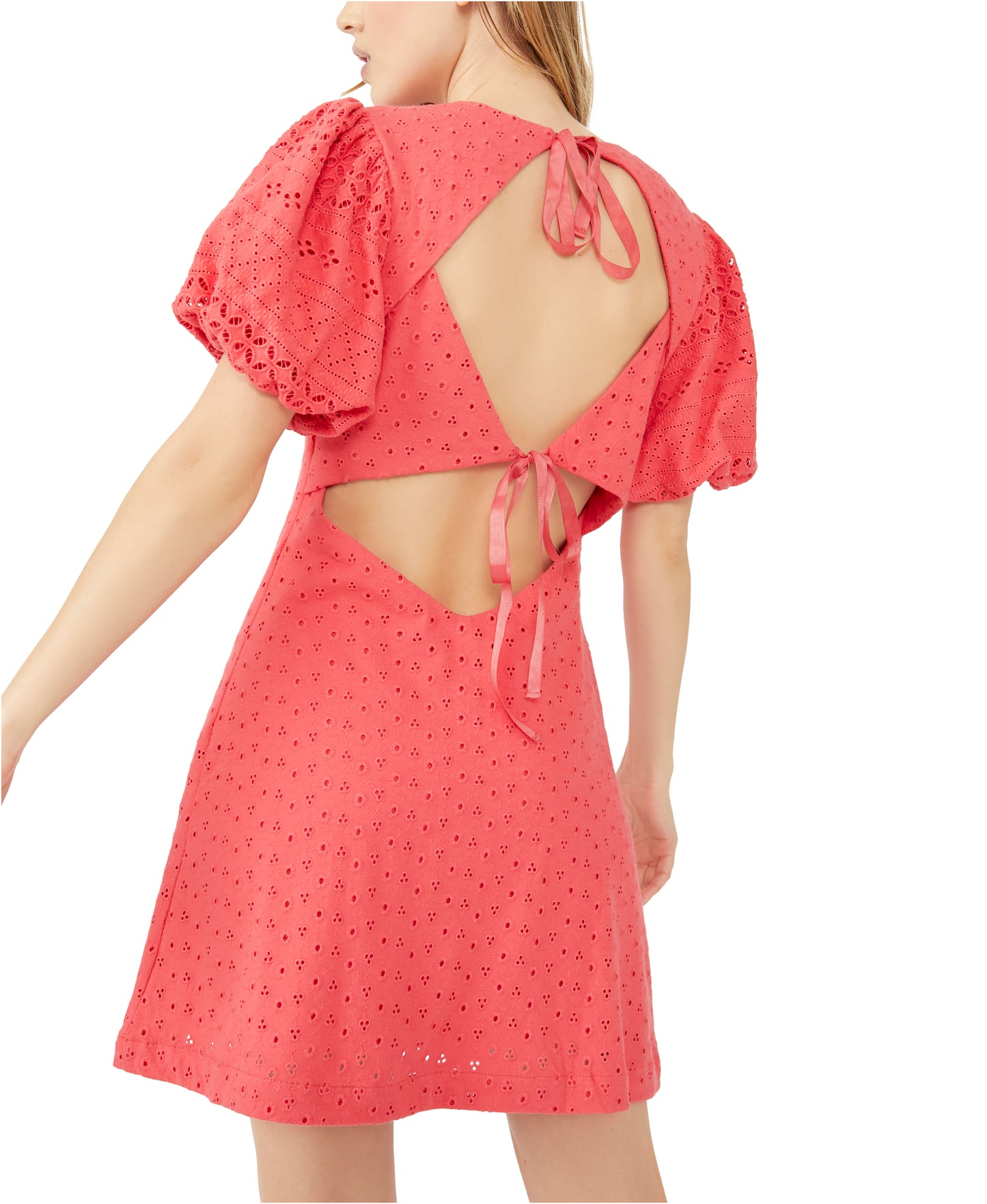 Free People Apricot Rose Mini Dress