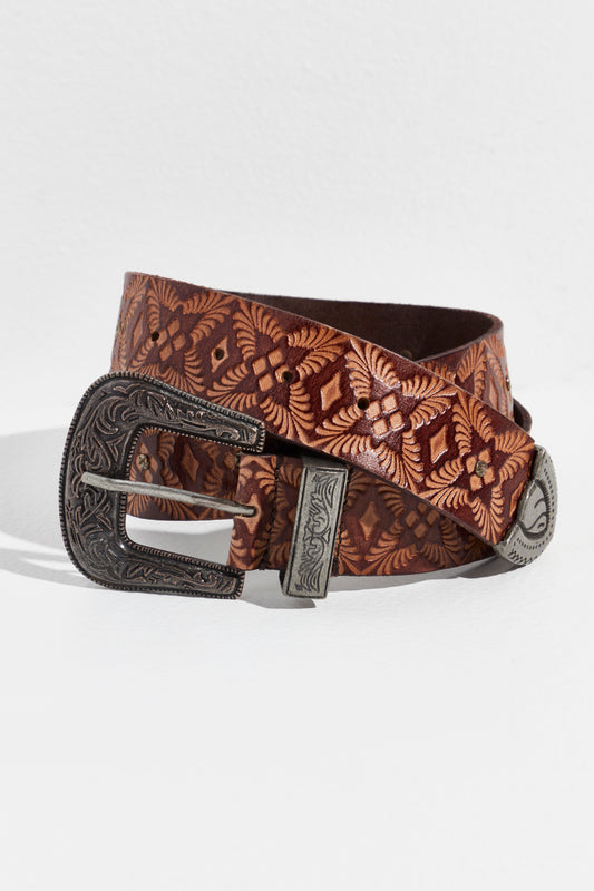 Free People Outlaw Embossed Belt