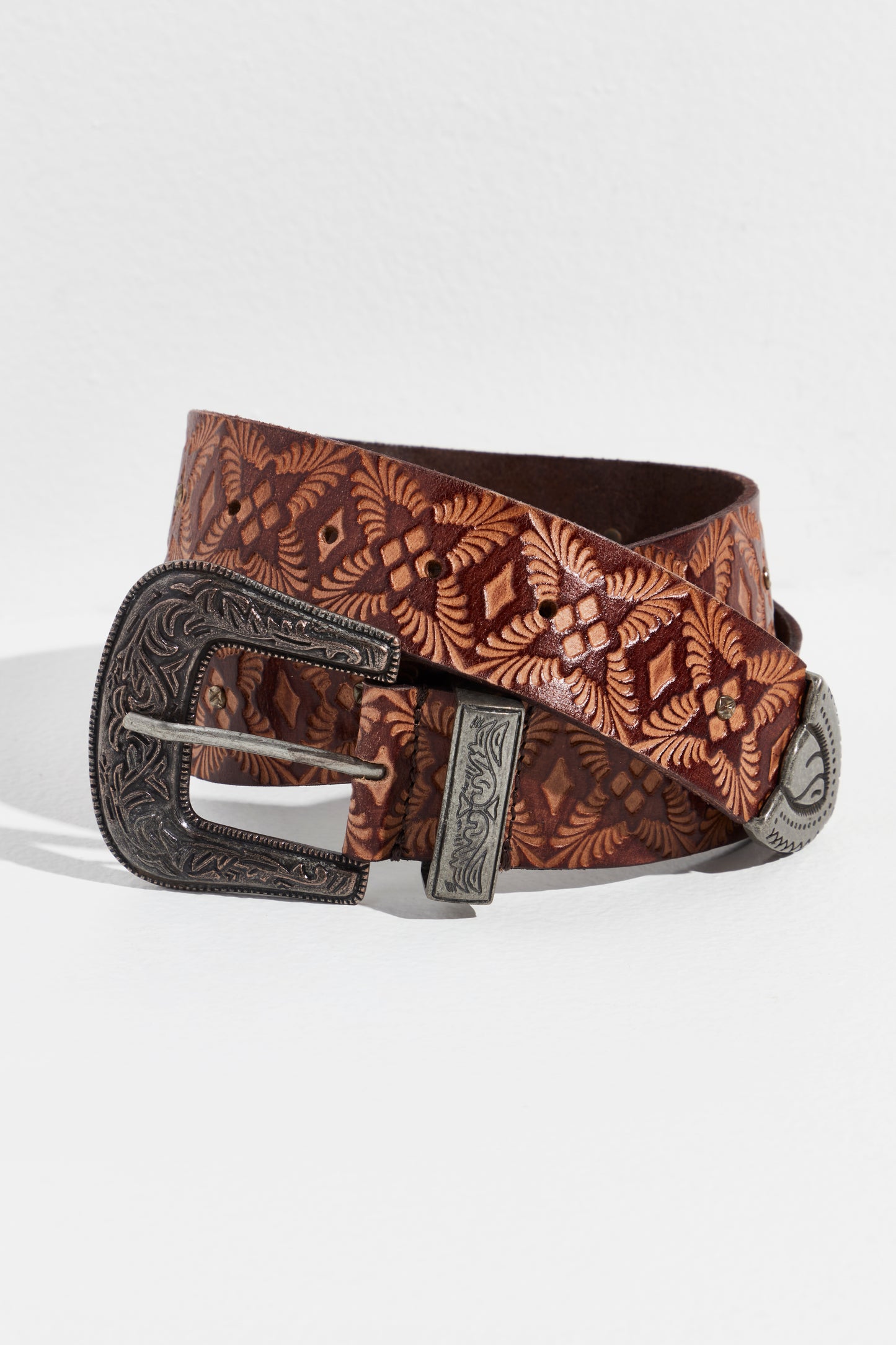 Free People Outlaw Embossed Belt
