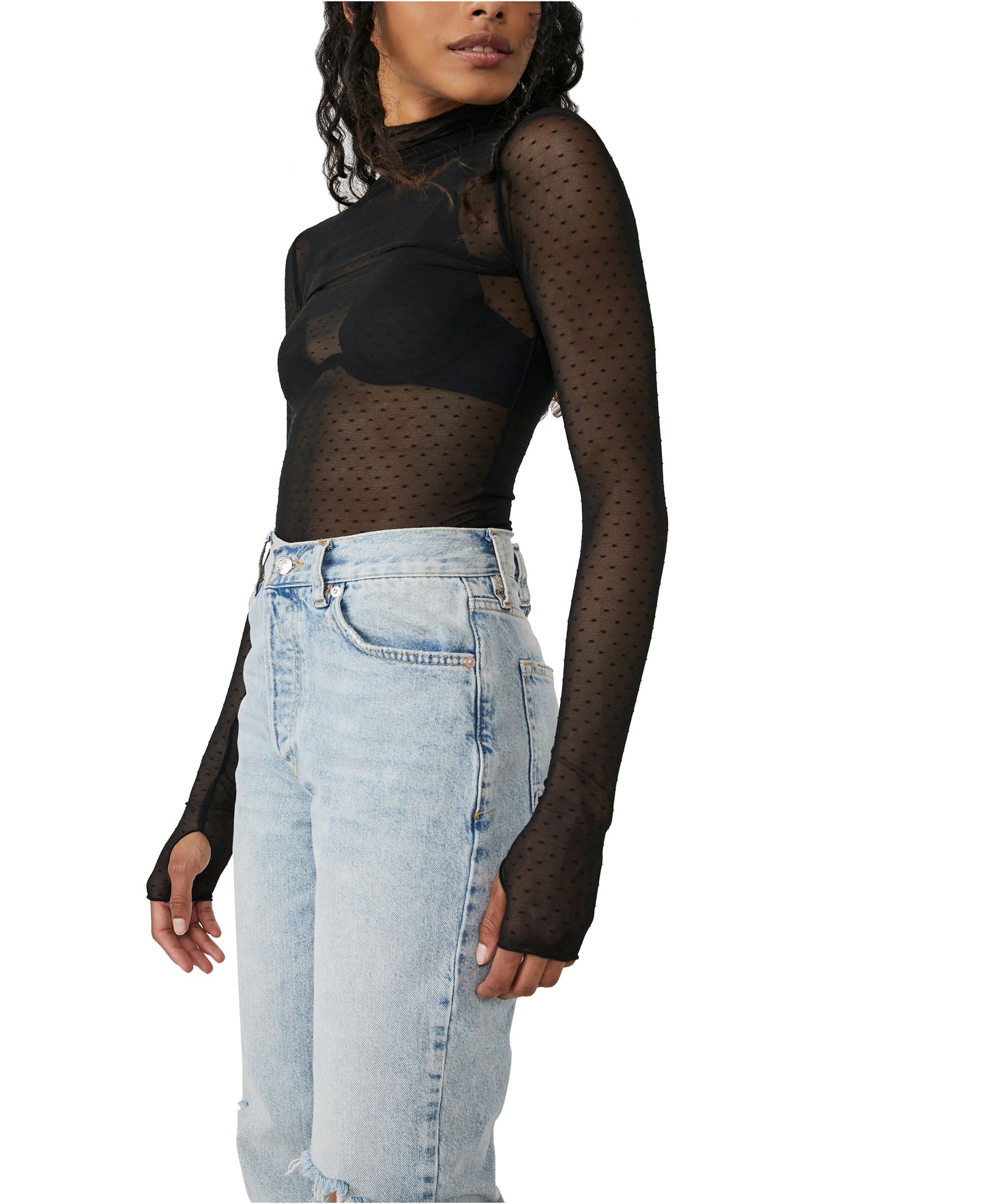 Free People On the Dot Layering Top