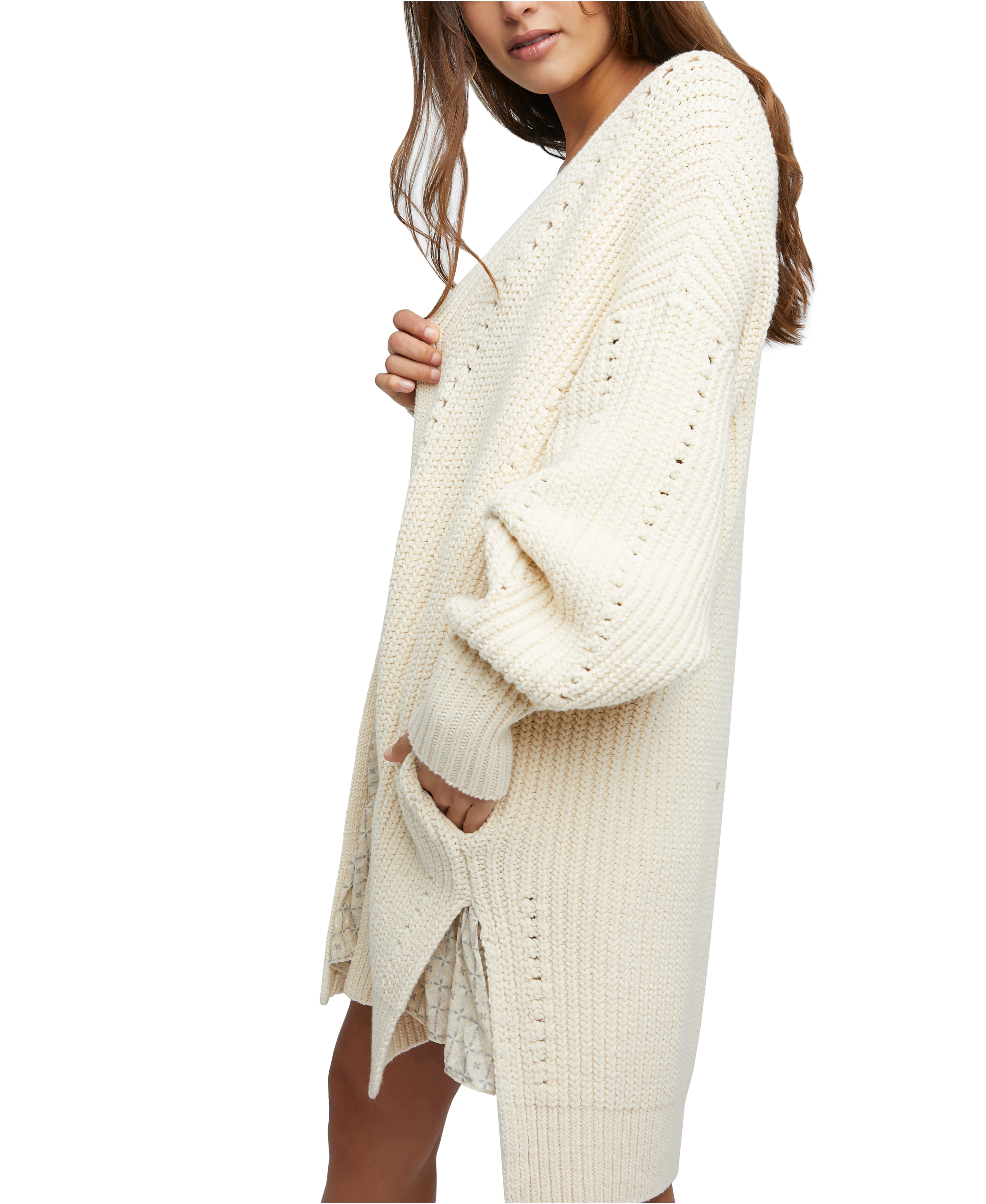 Free People Nightingale Cardigan XSMALL Cabernet