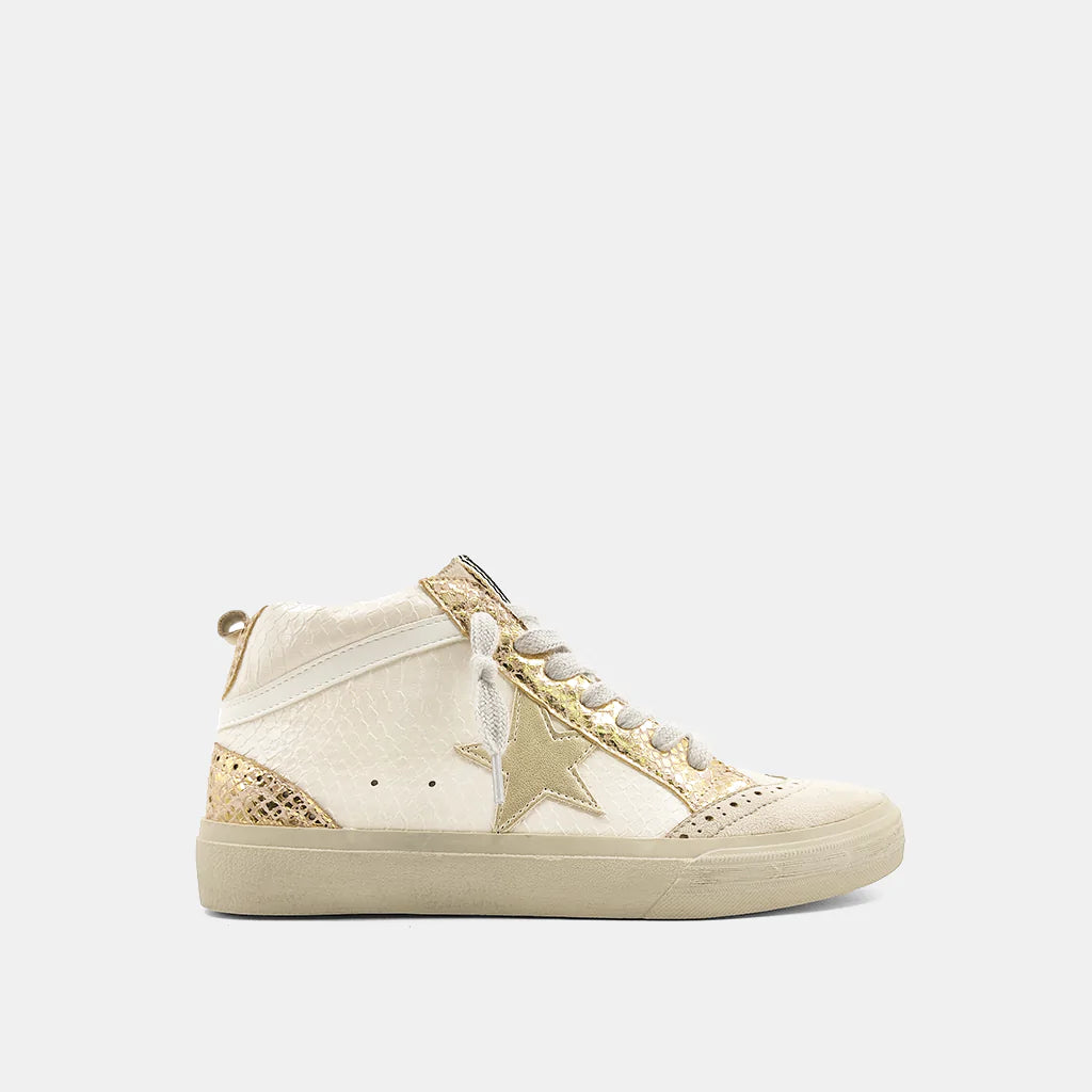 Shu Shop Paulina Blush Snake Sneaker