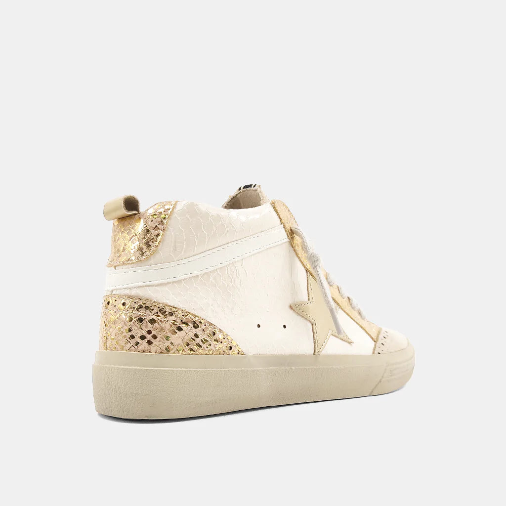 Shu Shop Paulina Blush Snake Sneaker