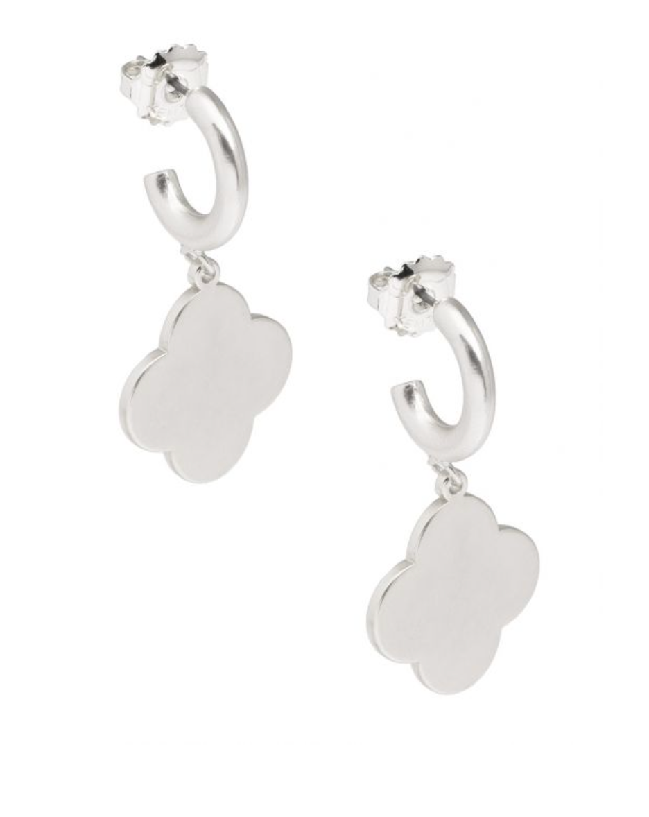 Zenzii Quatrefoil Charm Earring