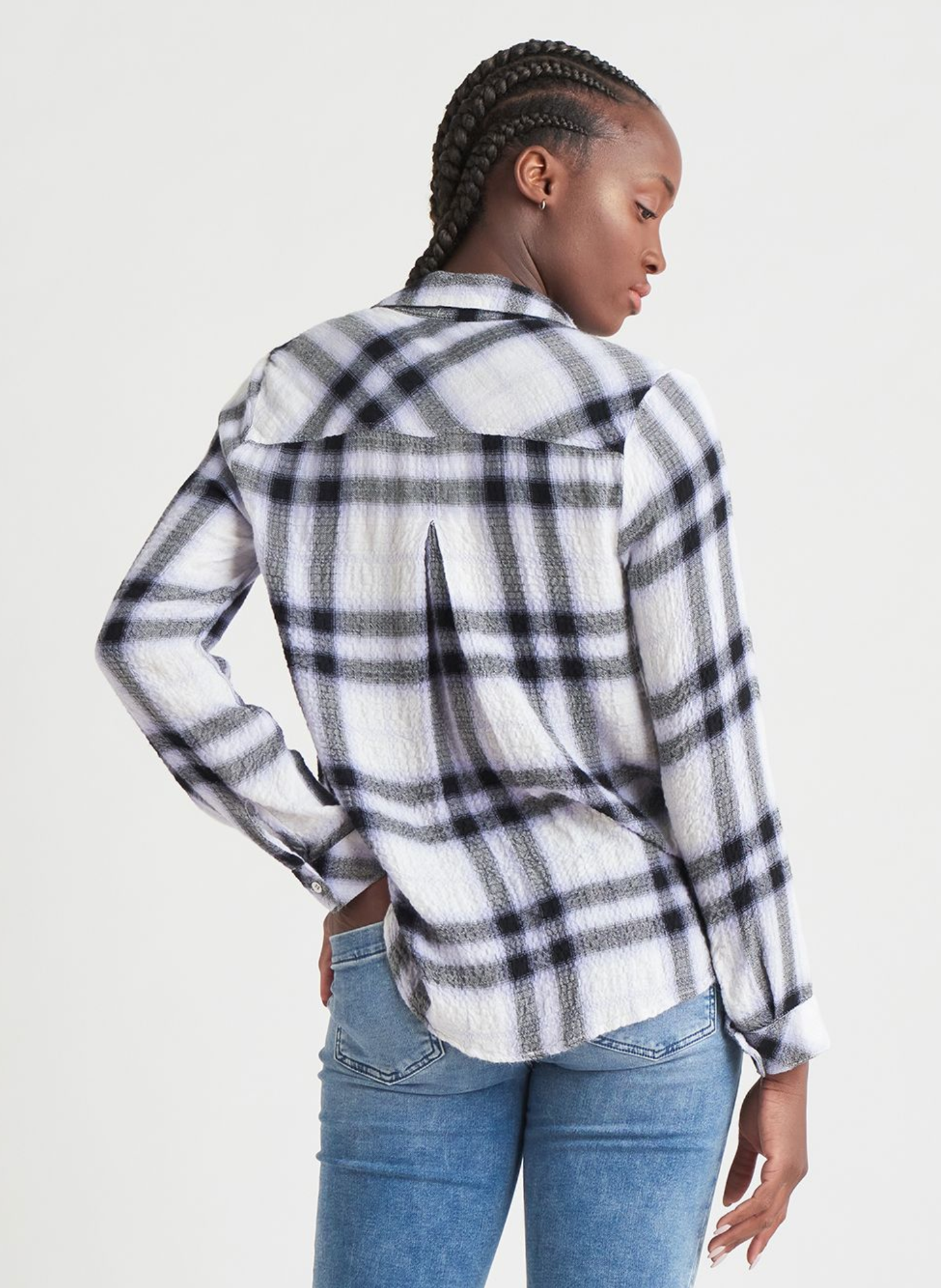 Dex Plaid Blouse