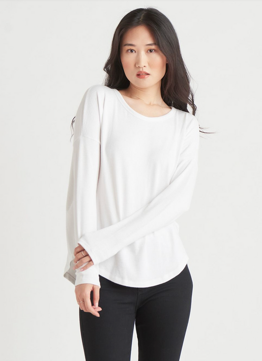 Dex Rounded Hem Knit Top