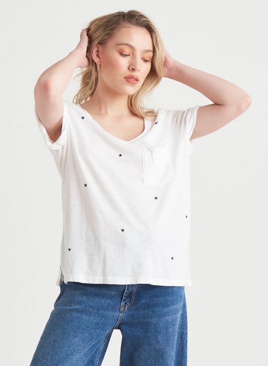 Dex Star Embroidered Tee