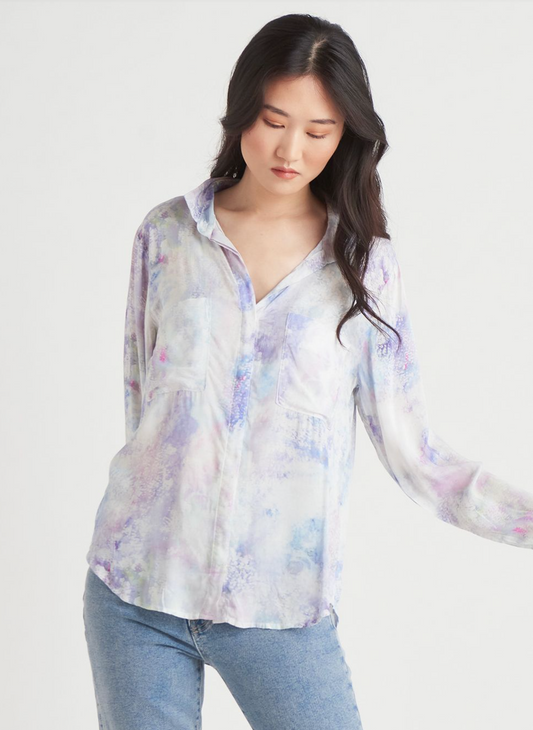 Dex Watercolor Button Up Shirt