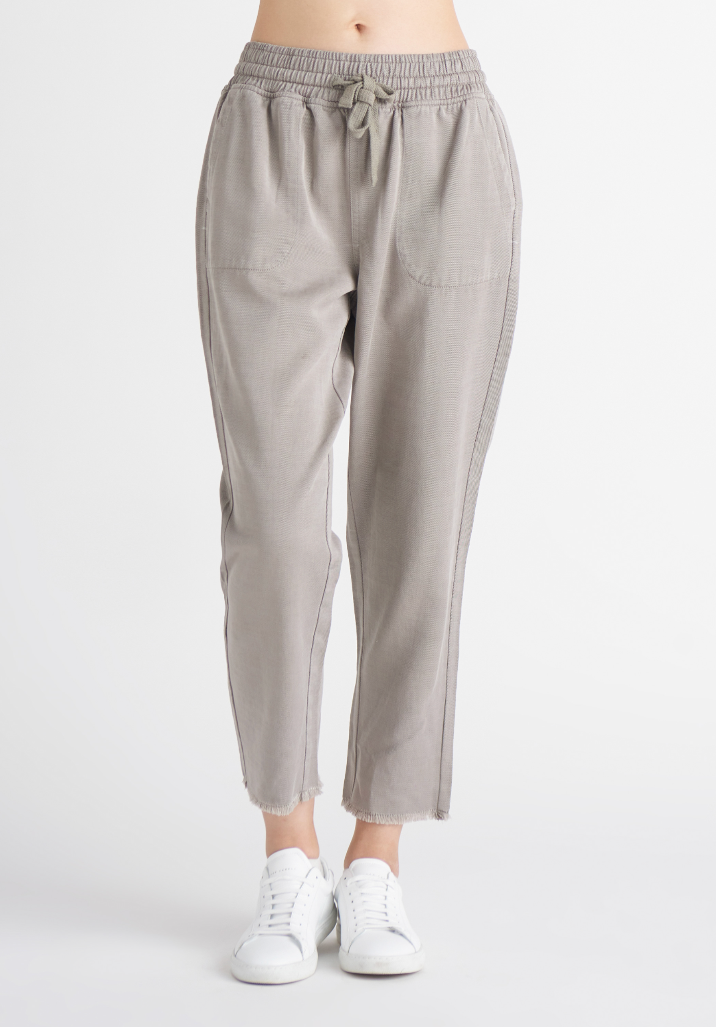 Dex Frayed Hem Tencel Pant