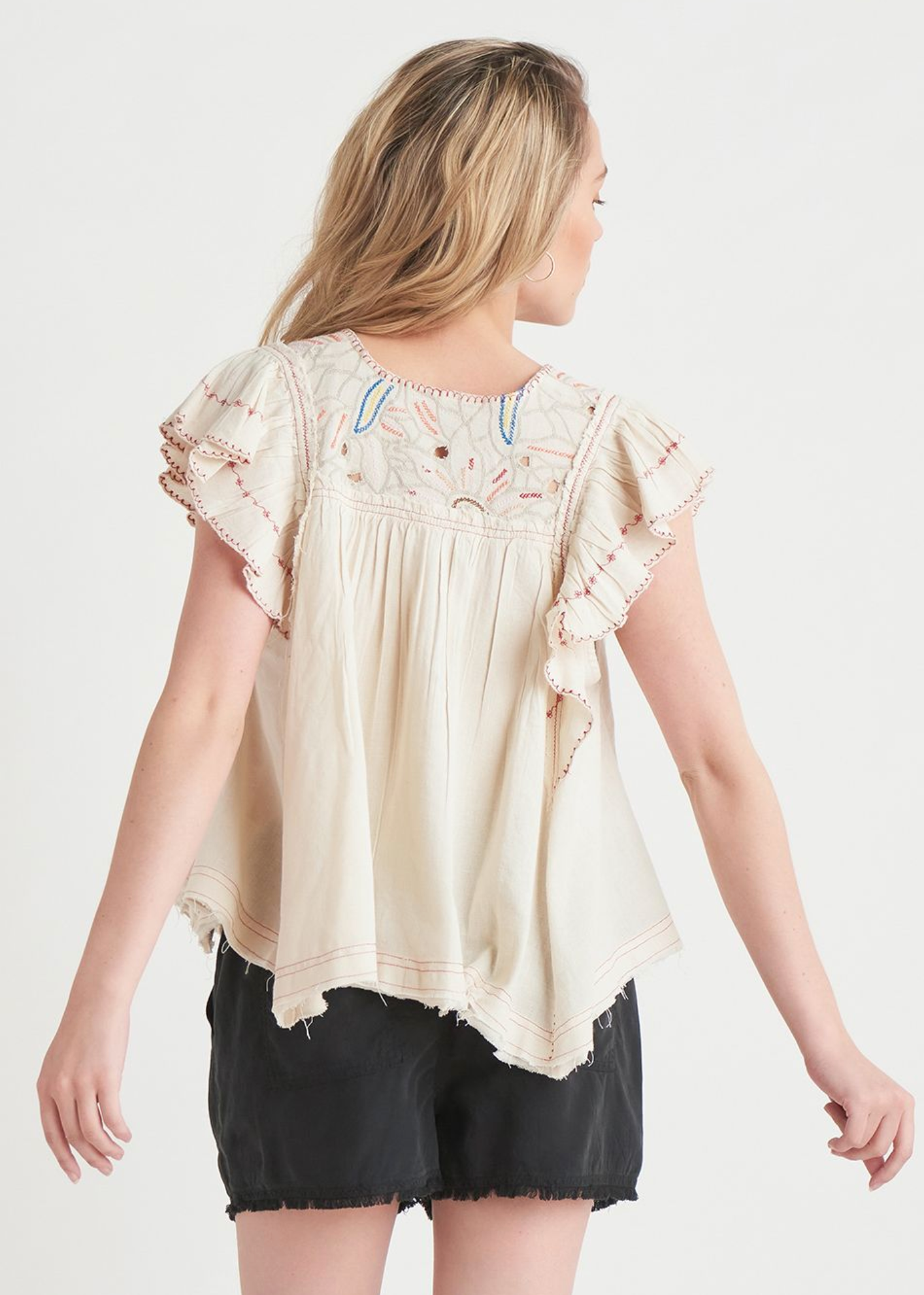 Dex Embroidered Top
