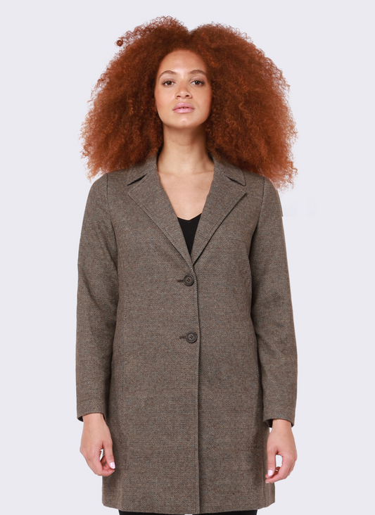 Dex Early Riser Oversized Tweed Blazer