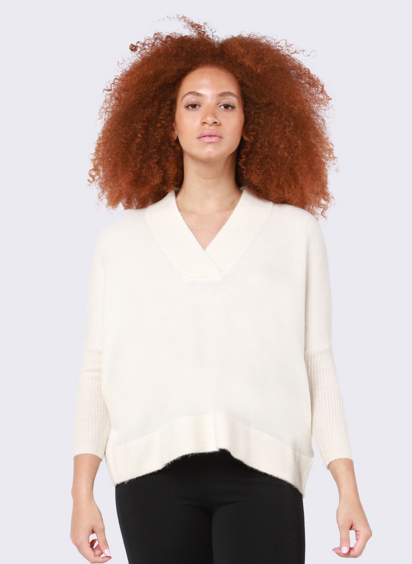 Dex Larah V-Neck Sweater Top