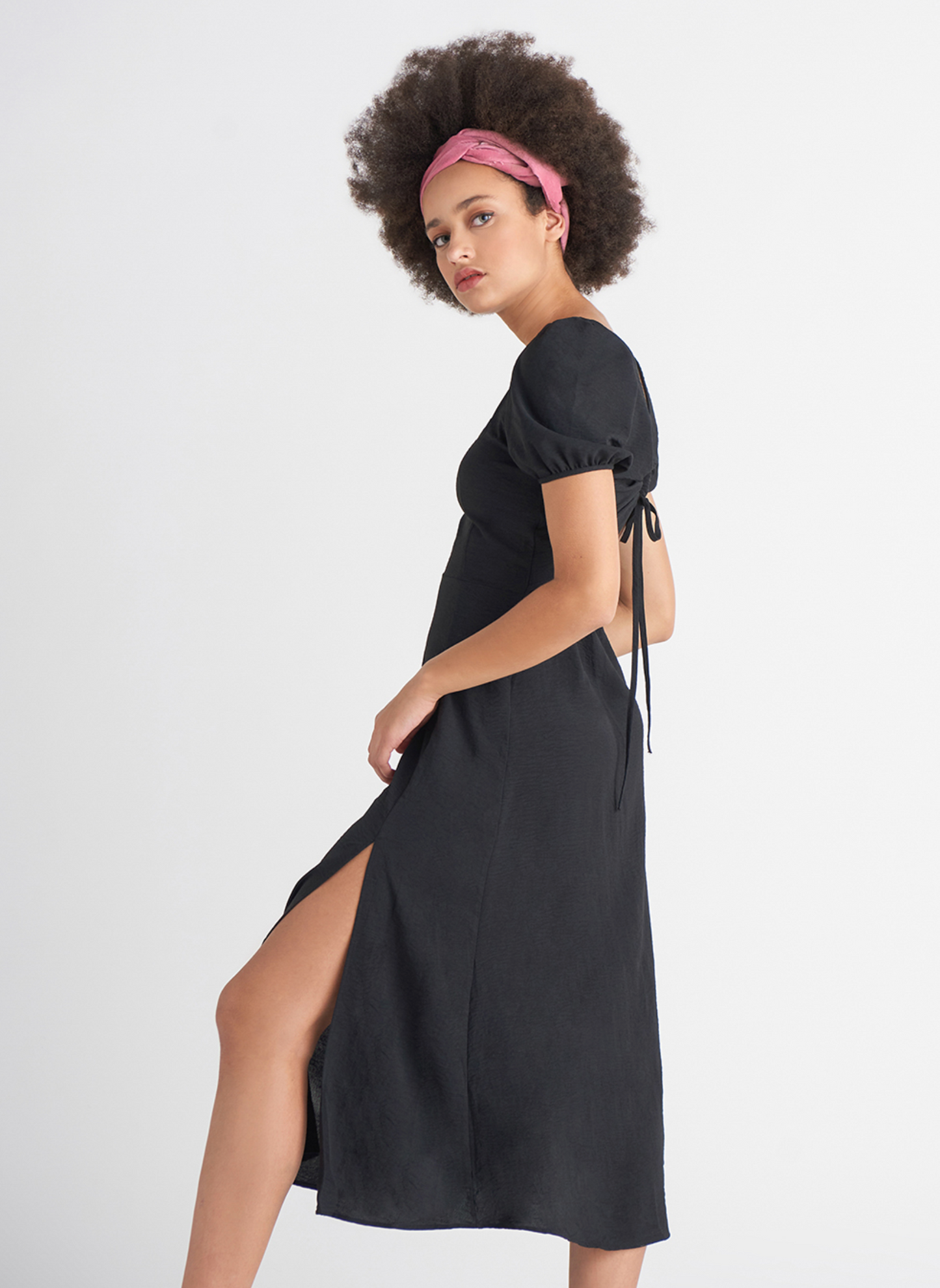 Dex Joanne Open Back Midi Dress