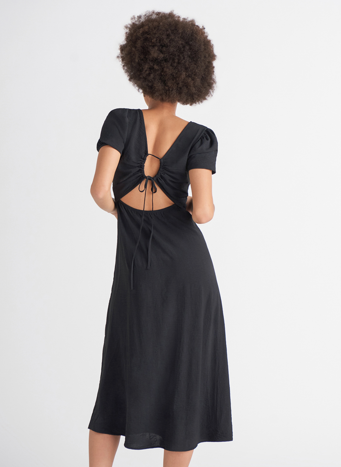 Dex Joanne Open Back Midi Dress