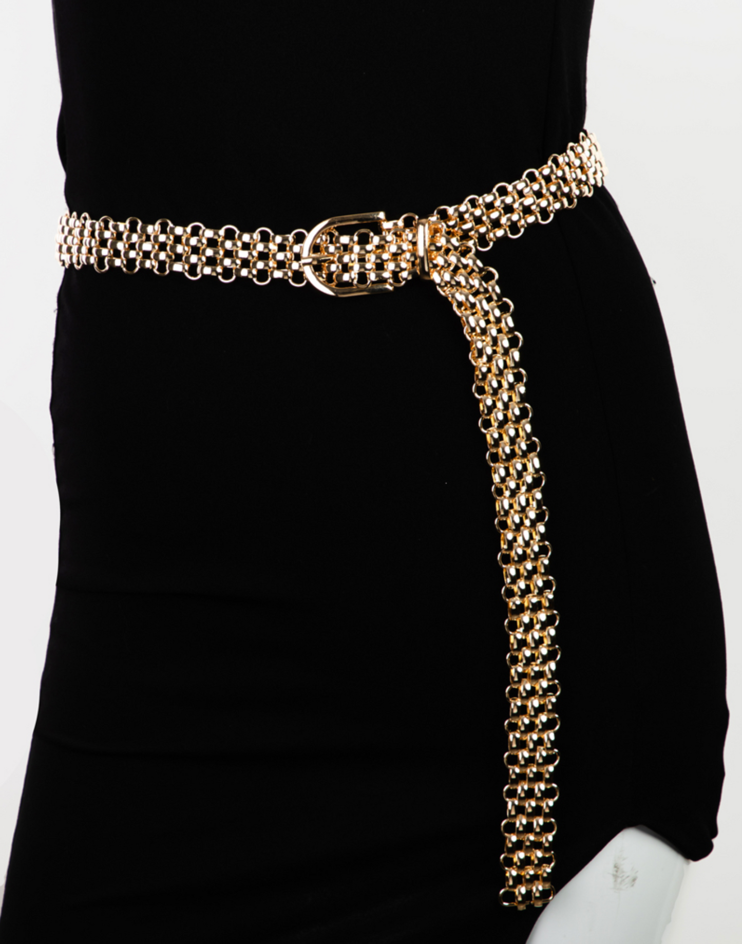 Metallic Circle Chain Link Belt – Libby Story