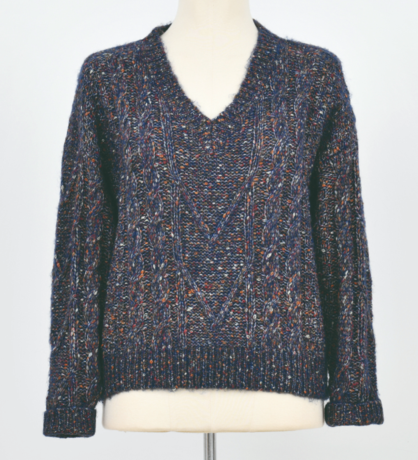 Molly Bracken Mottled Knit Sweater