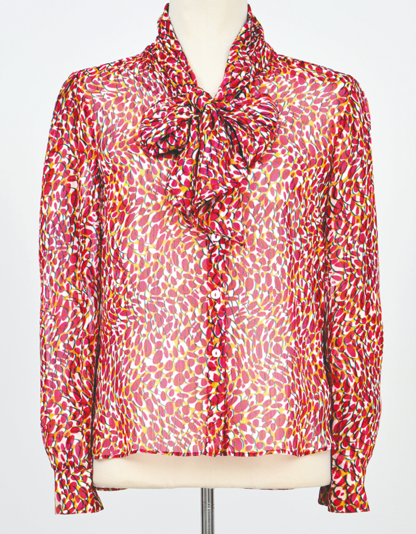 Molly Bracken Stand Collar to Tie Shirt