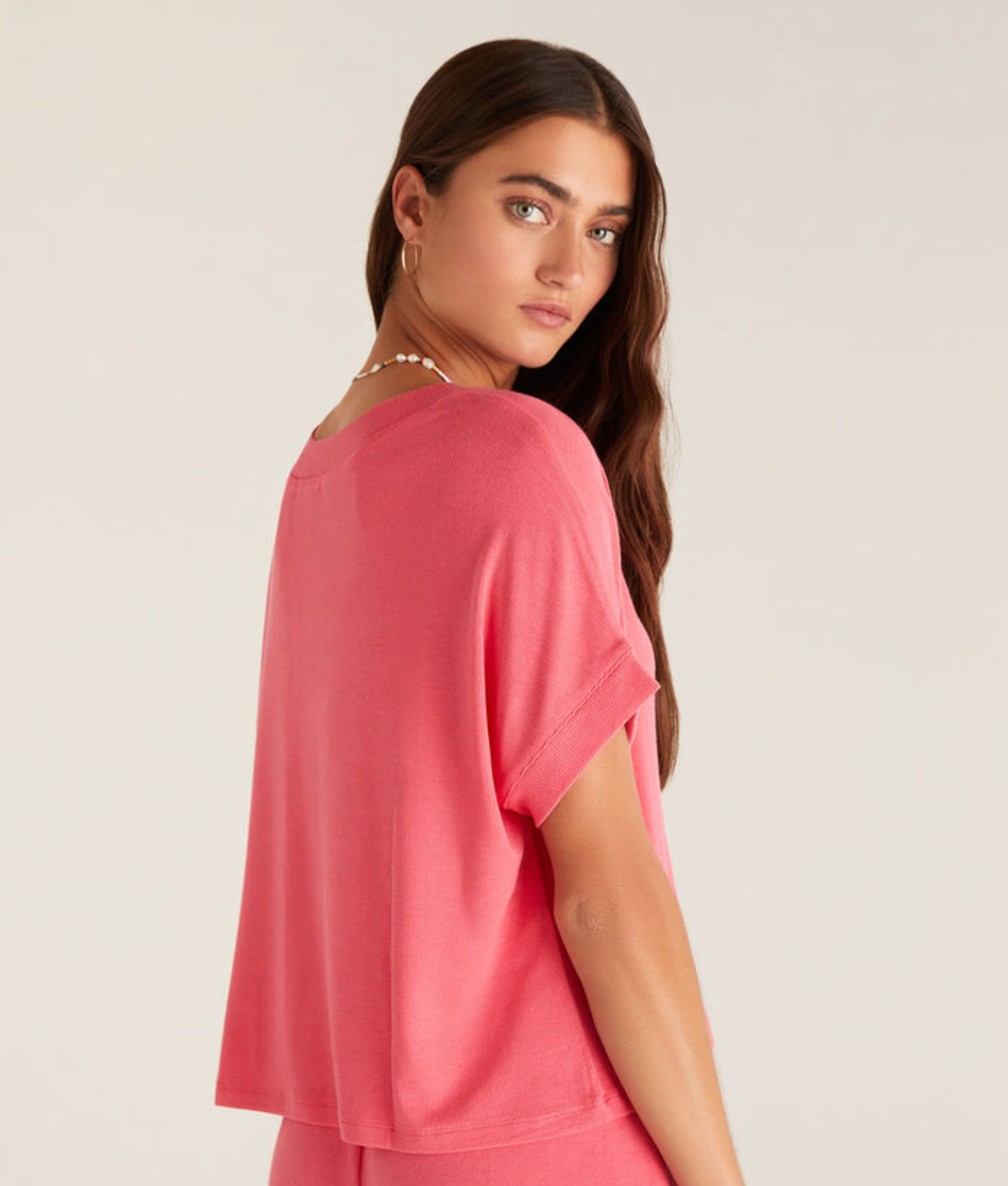 Z Supply Harper Rib V-Neck Top