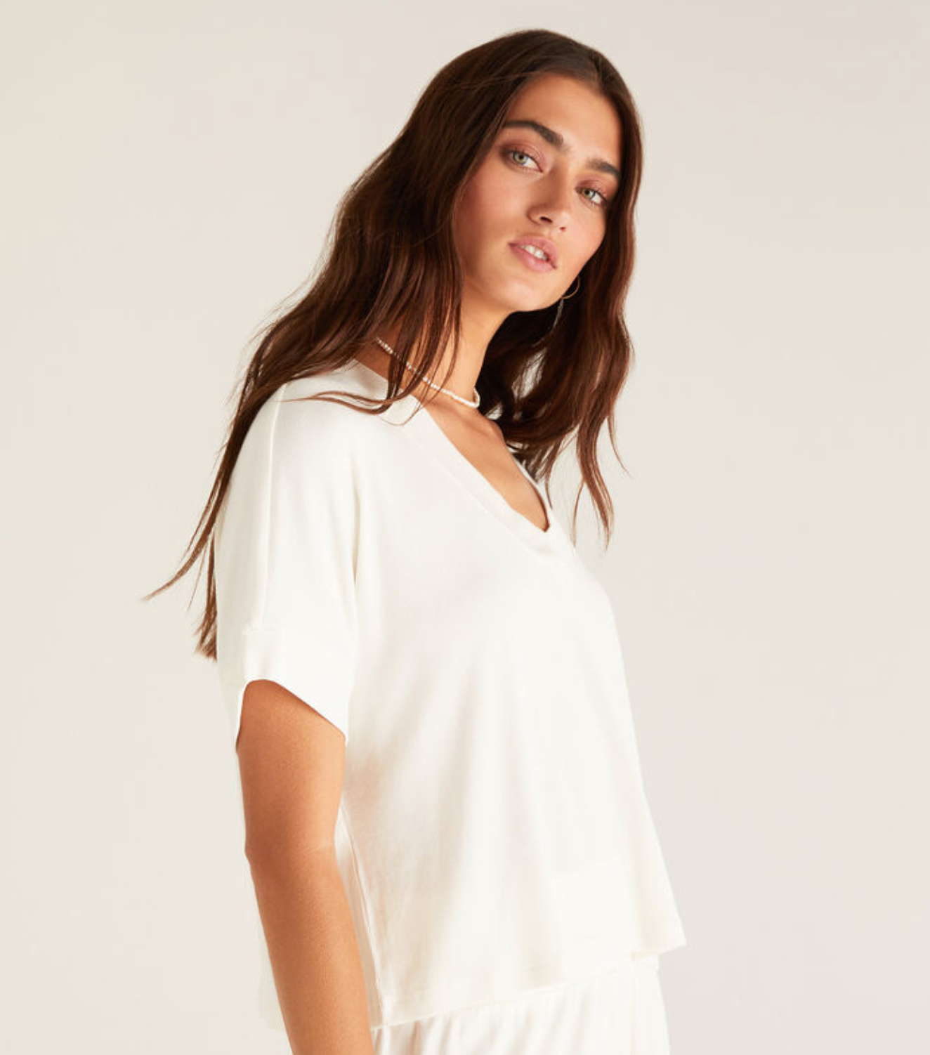 Z Supply Harper Rib V-Neck Top