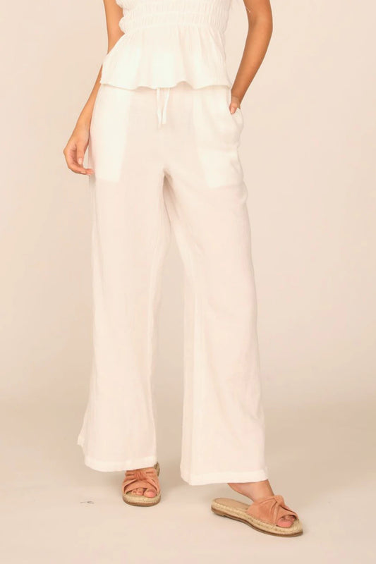 Ocean Drive Gauzy Wide Leg Pant