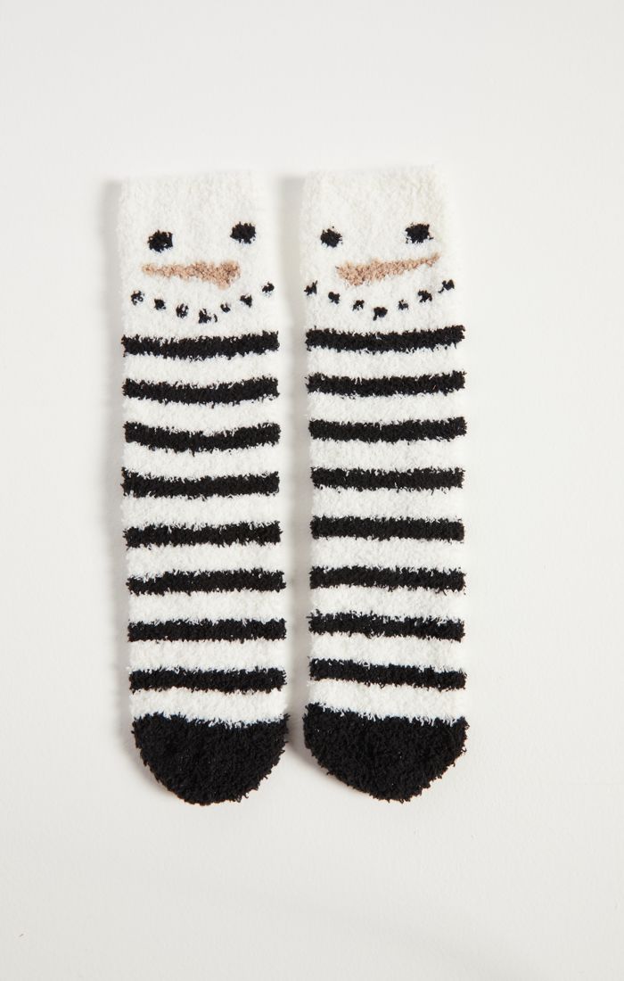 Z Supply Snowman Plush Socks