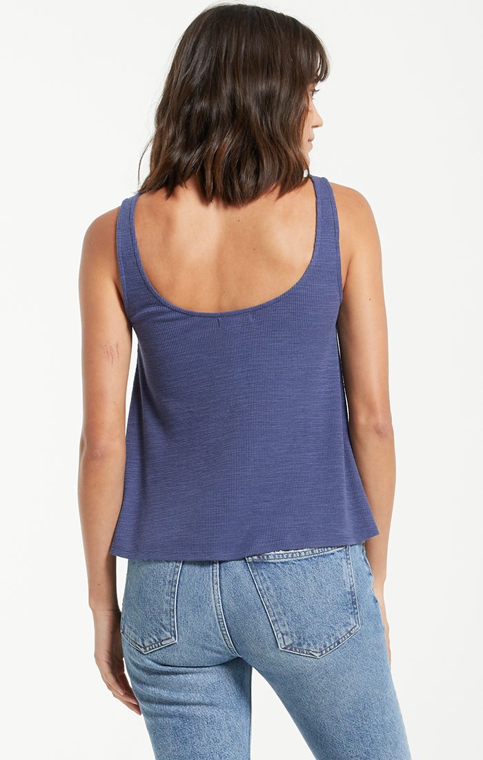 Z Supply Teagan Henley Slub Tank