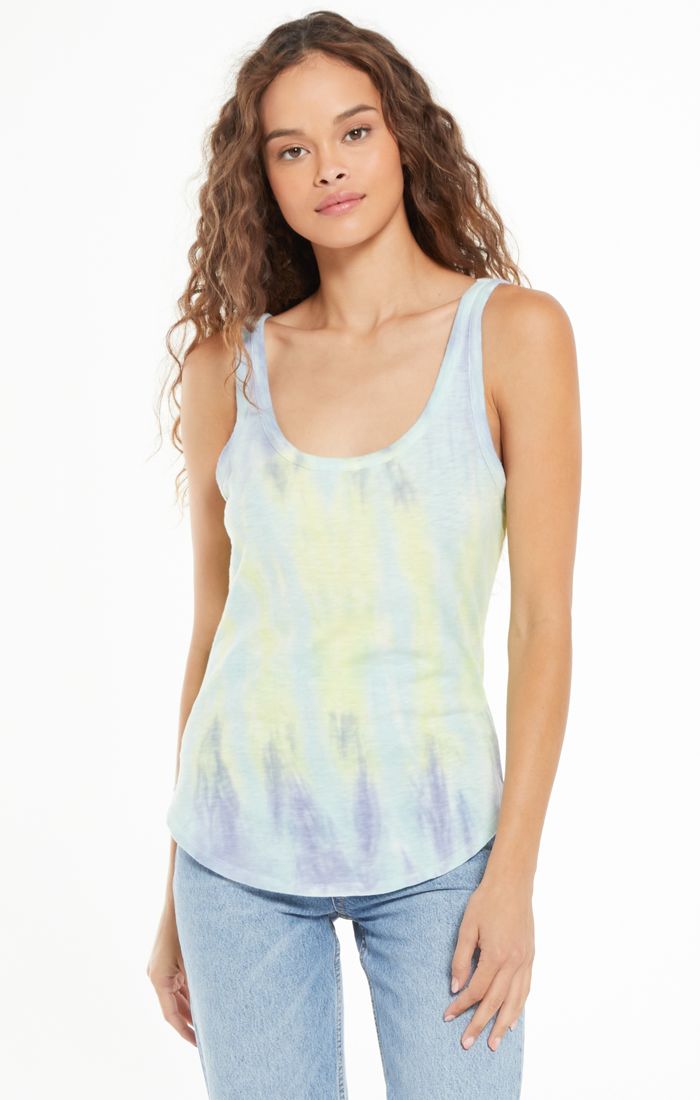 Z Supply Easy Sorbet Skies Tie Dye Tank