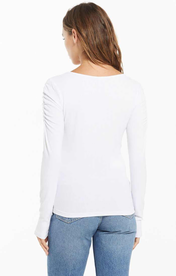 Z Supply Vivian Scoop Neck Top