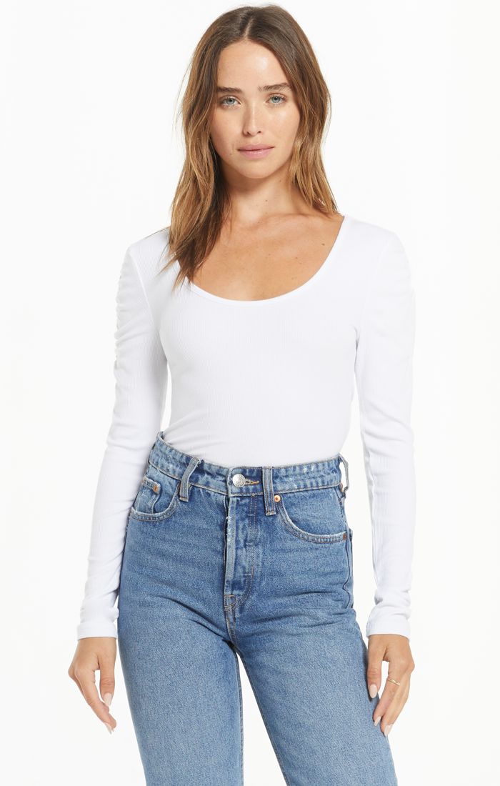 Z Supply Vivian Scoop Neck Top