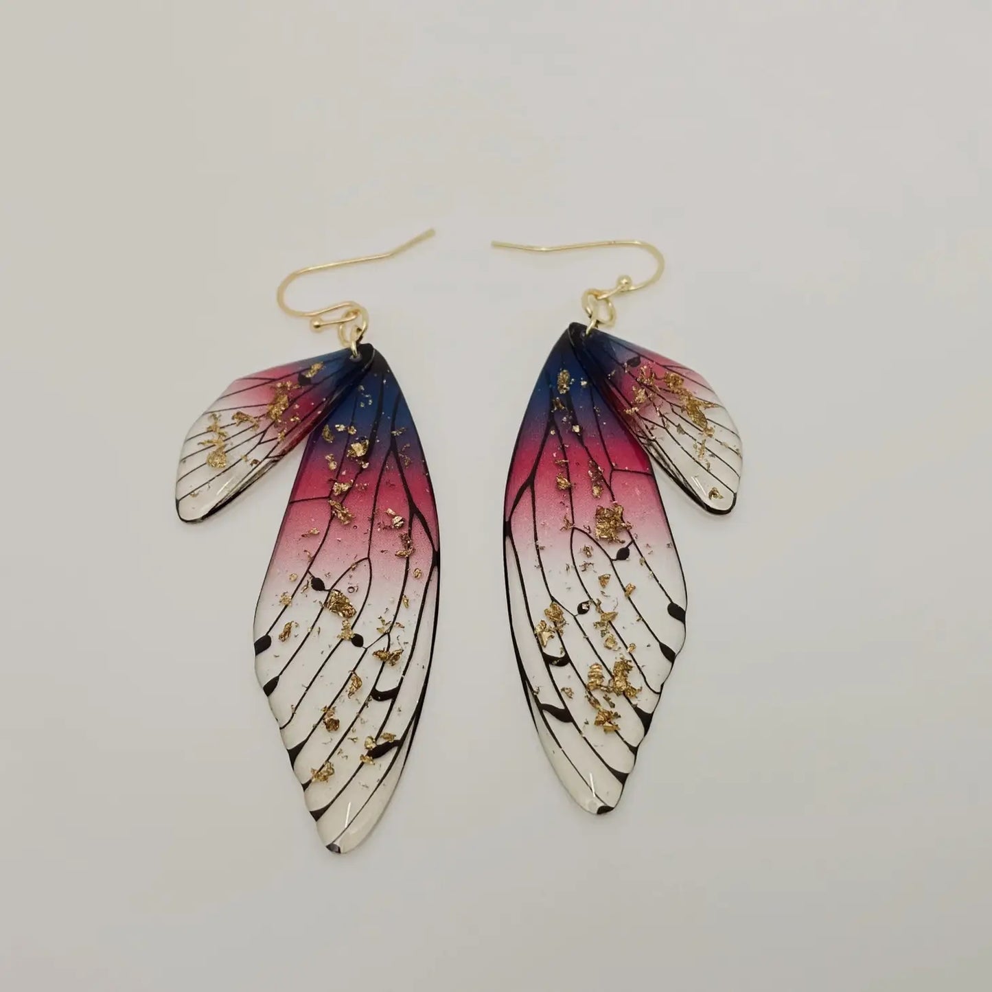 Fly Gradient Cicada Butterfly Wings Earring
